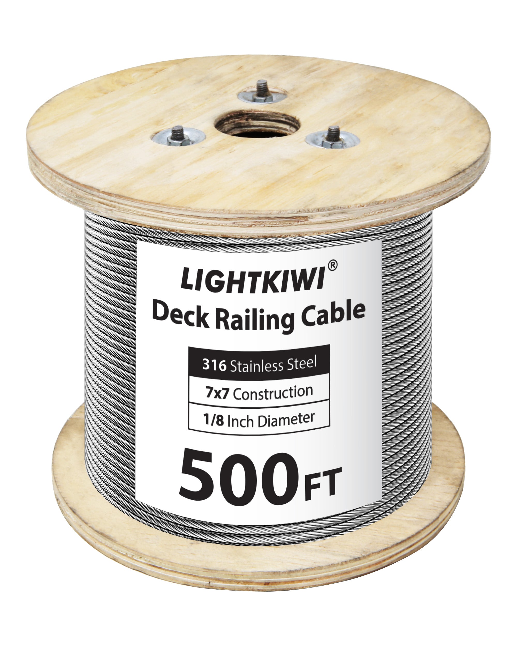316 Stainless Steel Deck Cable - 0