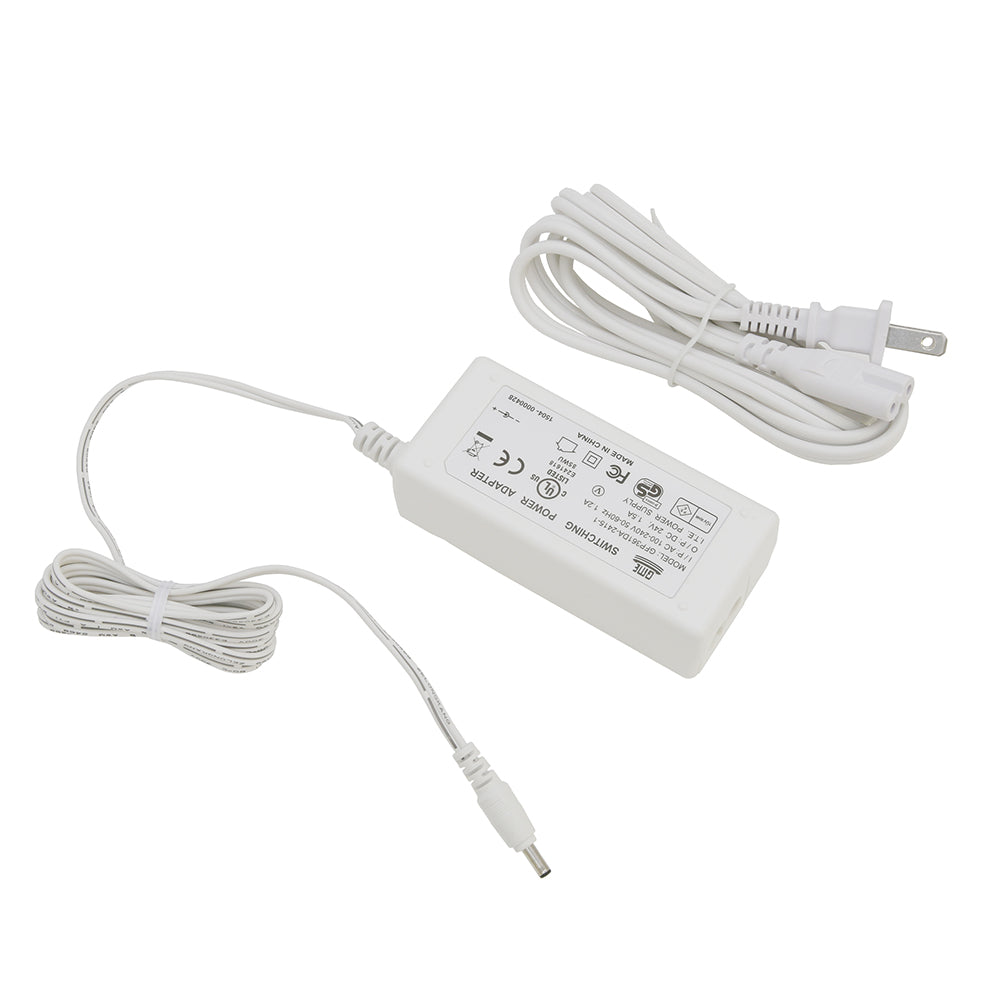 36 Watt Power Supply for Modular LED Under Cabinet Lighting (White) | Lightkiwi
