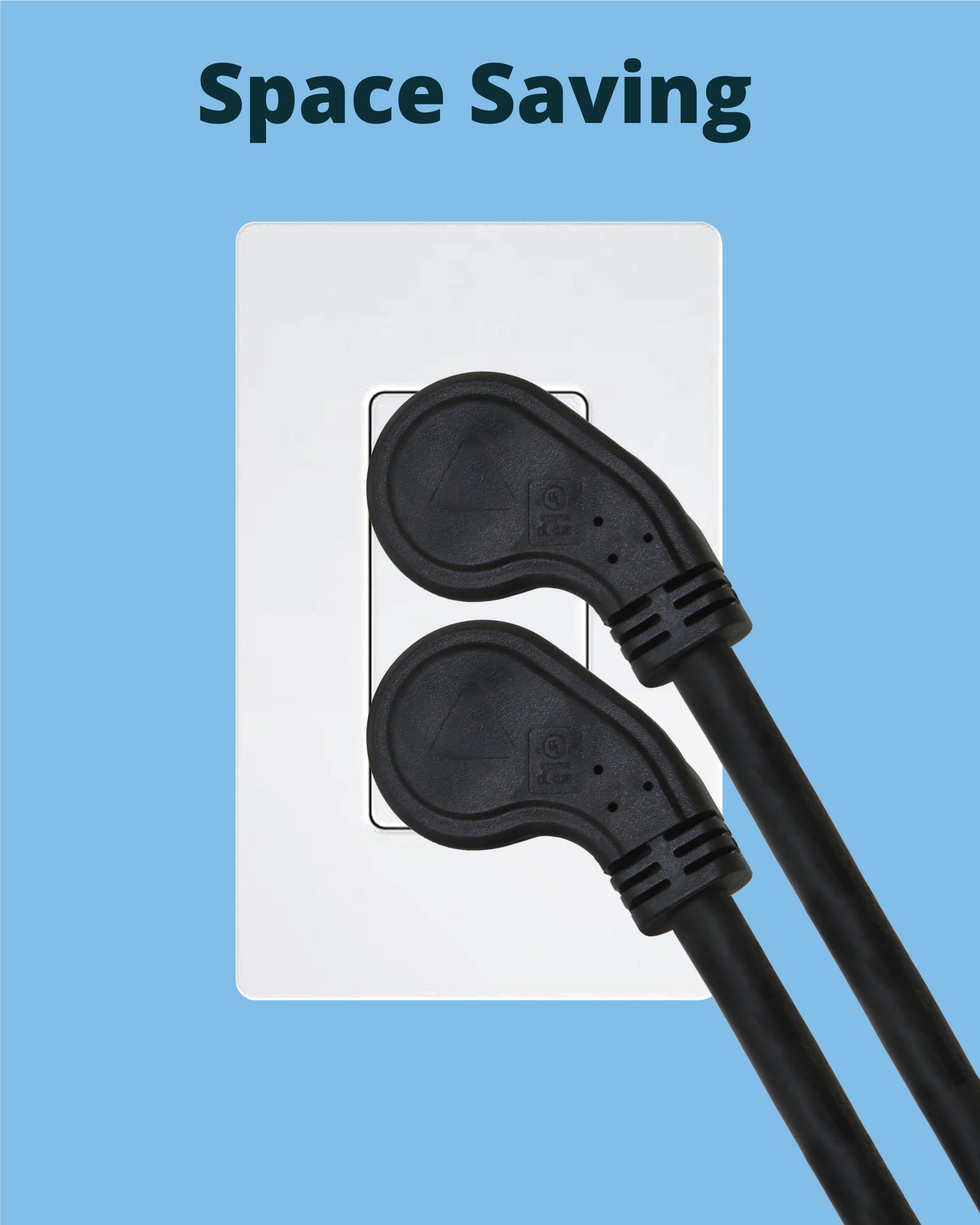 1ft flat Power Cord - 2