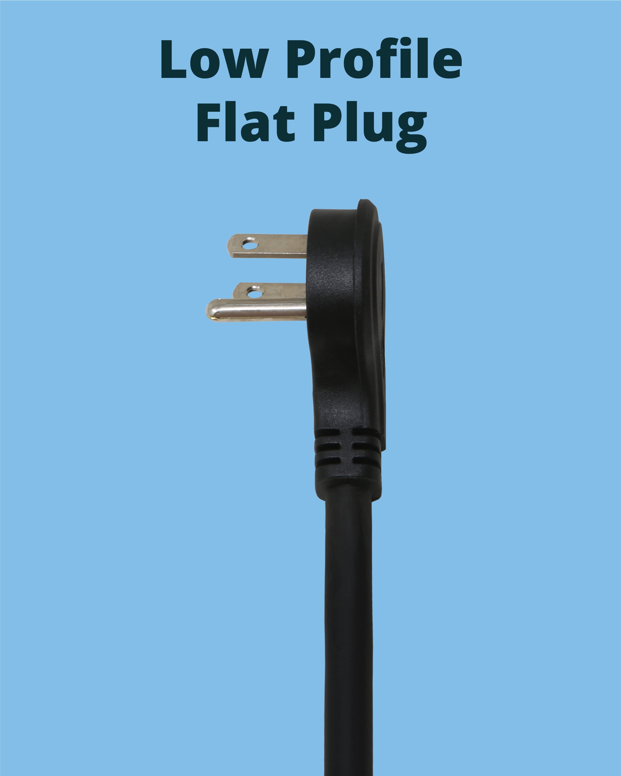 3ft flat Power Extension Cord - 3