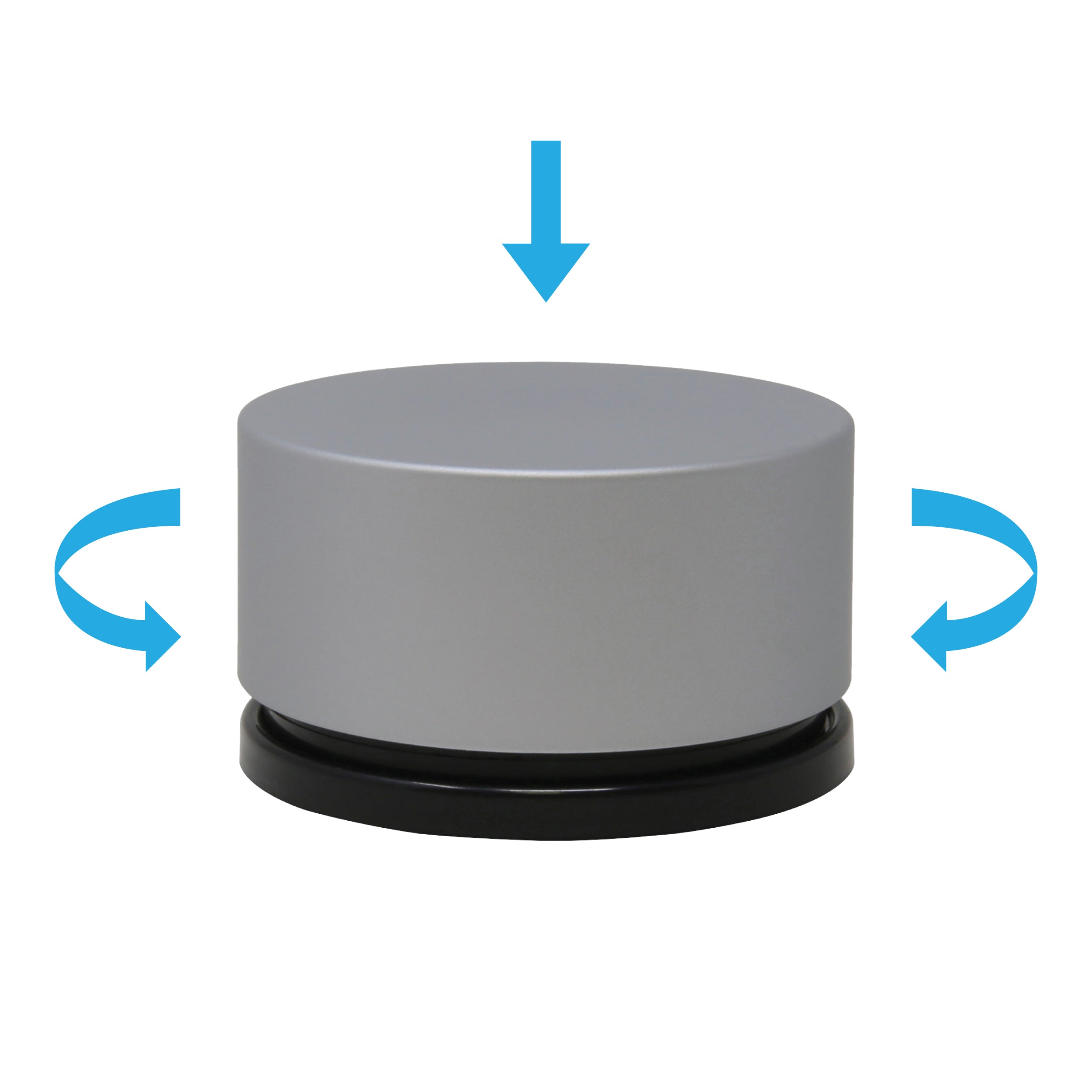 Wireless Dimmer Switch (Dial Remote Control + Receiver) for Modular LED Under Cabinet Lighting