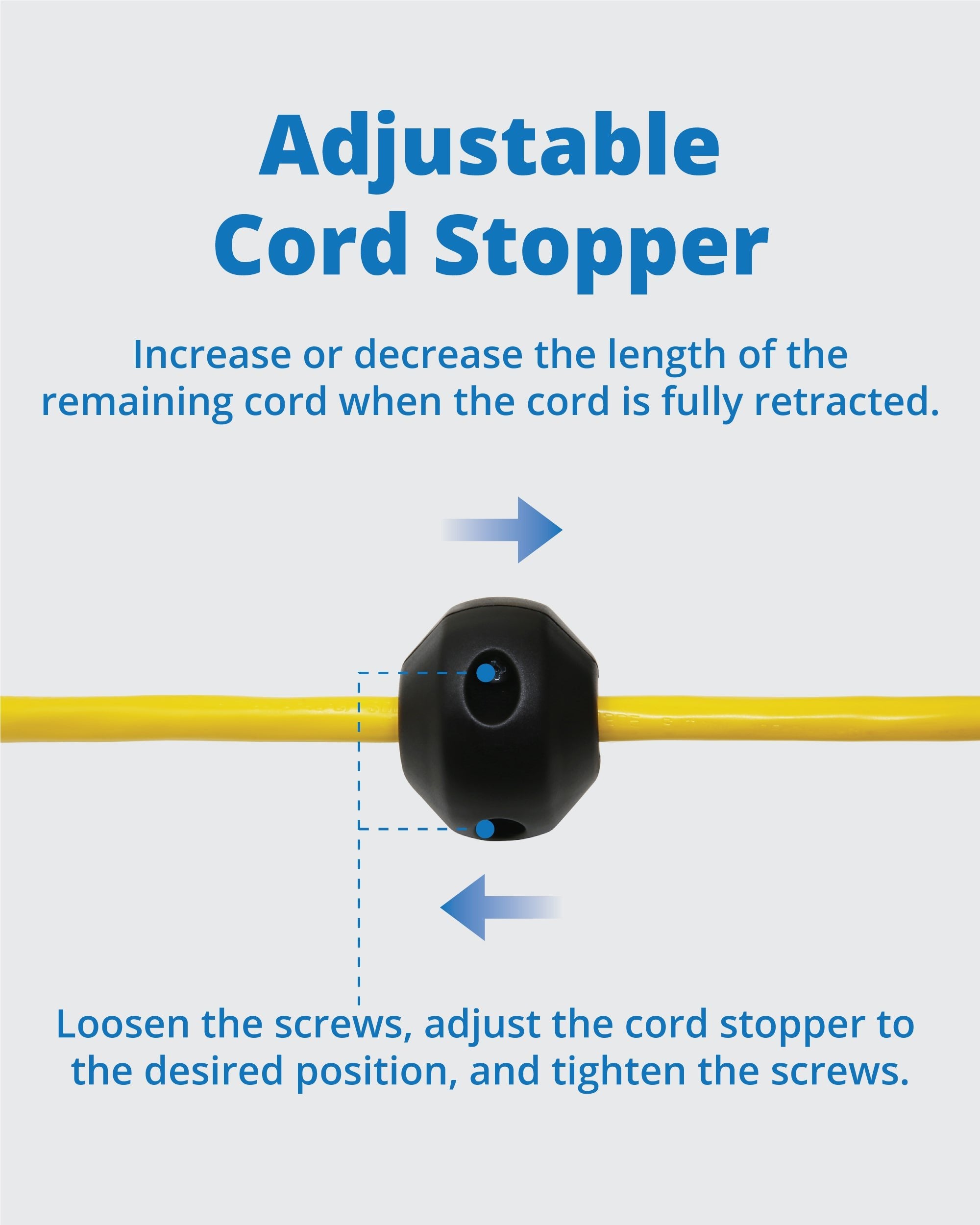 retractable extension cord reel 50ft - 4