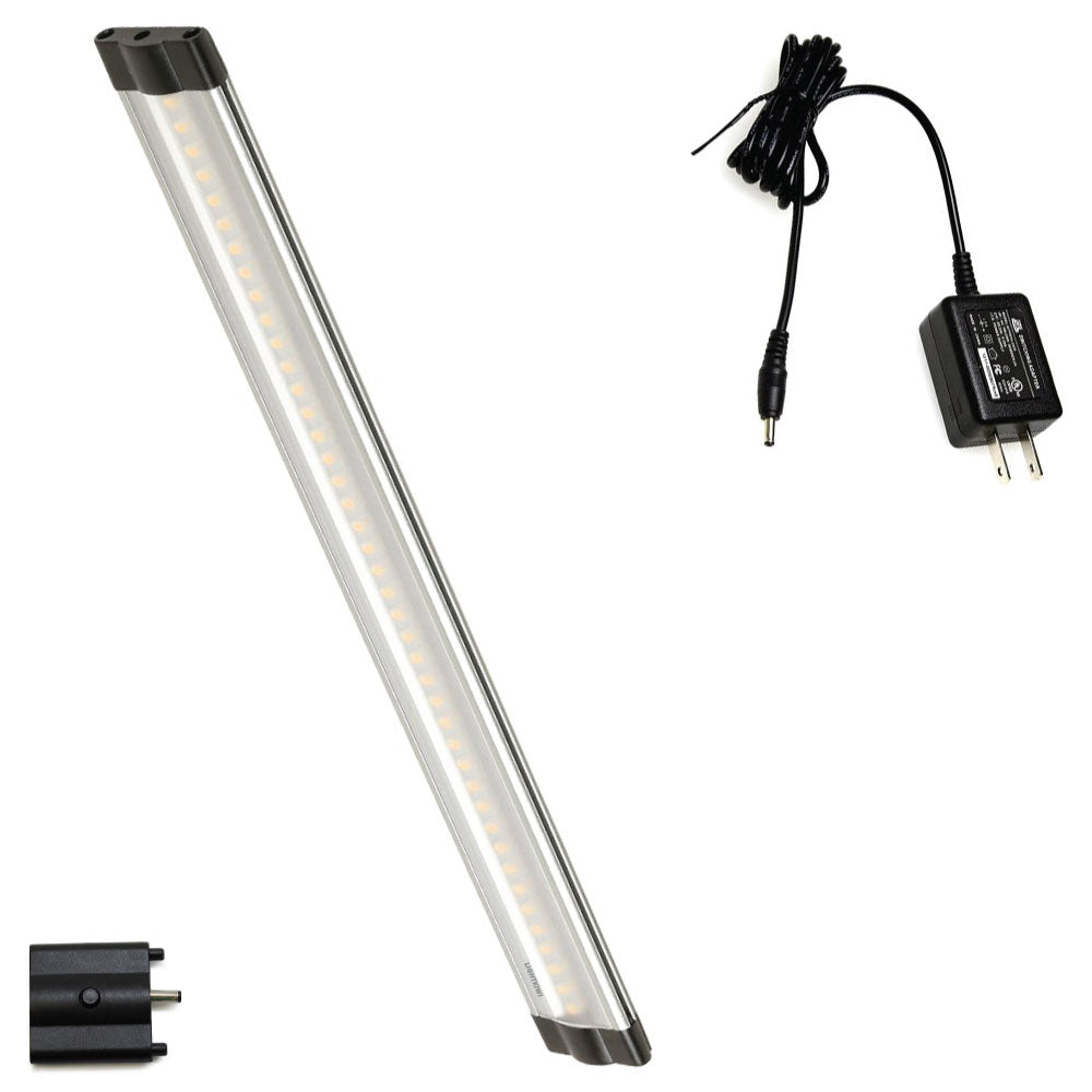 12 Inch Cool White Modular LED Under Cabinet Lighting - Basic Kit (1 Panel) | Lightkiwi