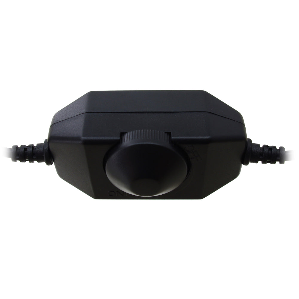 Rotary Dimmer Switch for Modular LED Under Cabinet Lighting (Black)