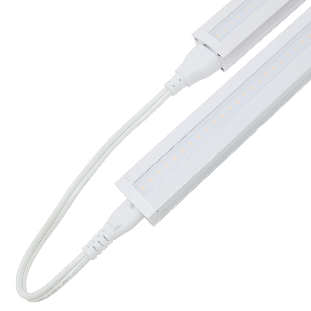 16 Inch Cool White (6000K) Line Voltage Linkable LED Under Cabinet Lighting - 2 Pack Kit