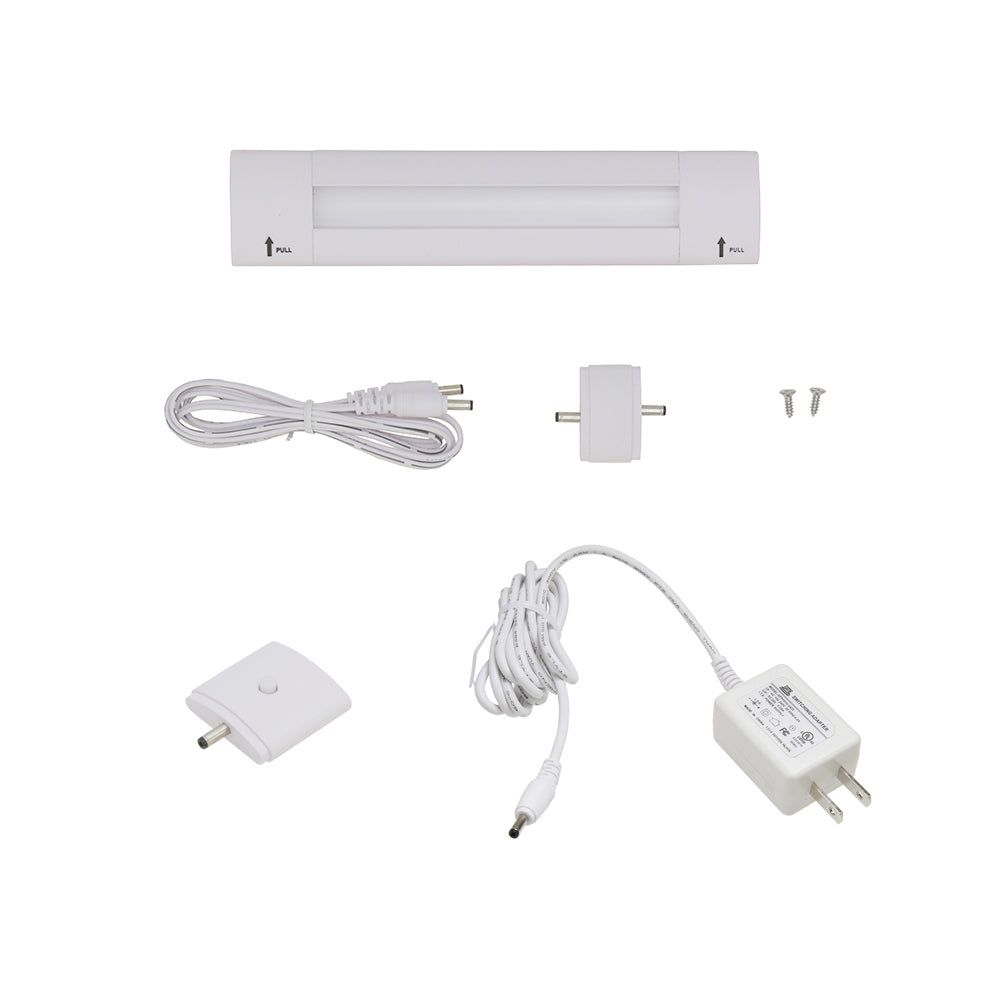 Lilium 6 Inch Warm White Modular LED Under Cabinet Lighting - Basic Kit (1 Panel)