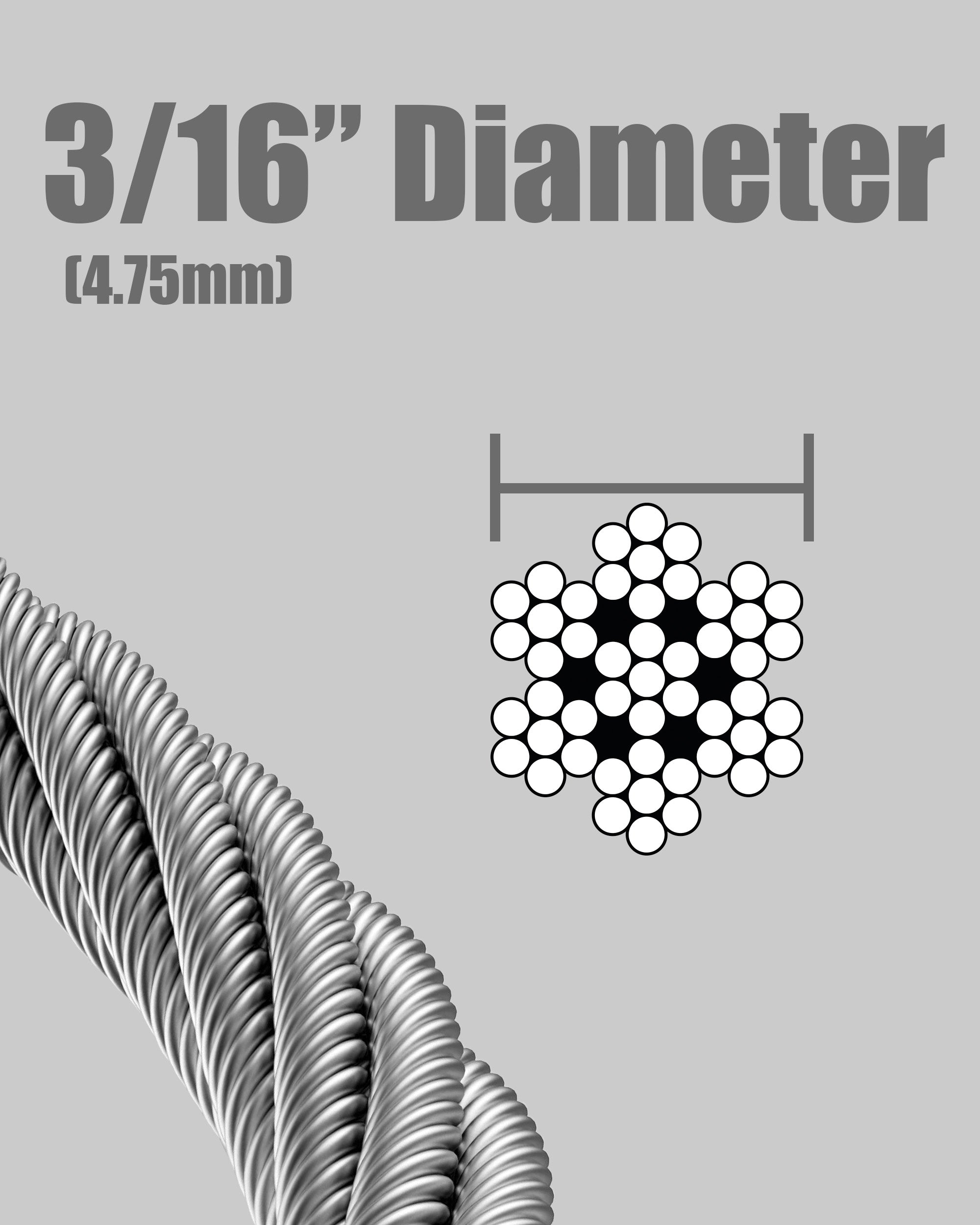 Deck Cable Railing Wire 500ft - 3