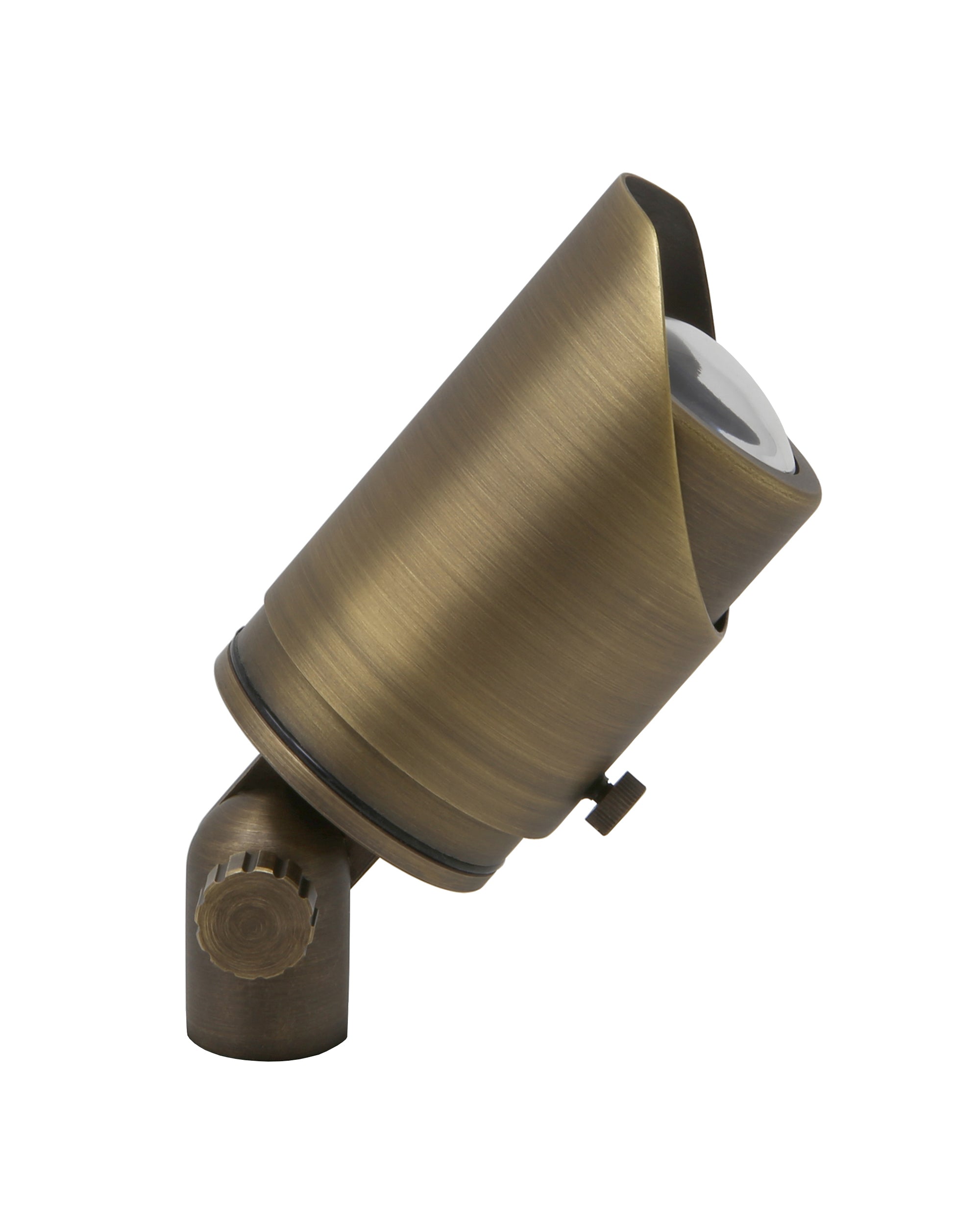 Adjustable Focus Spotlight for Low Voltage Landscape Lighting [Brass]