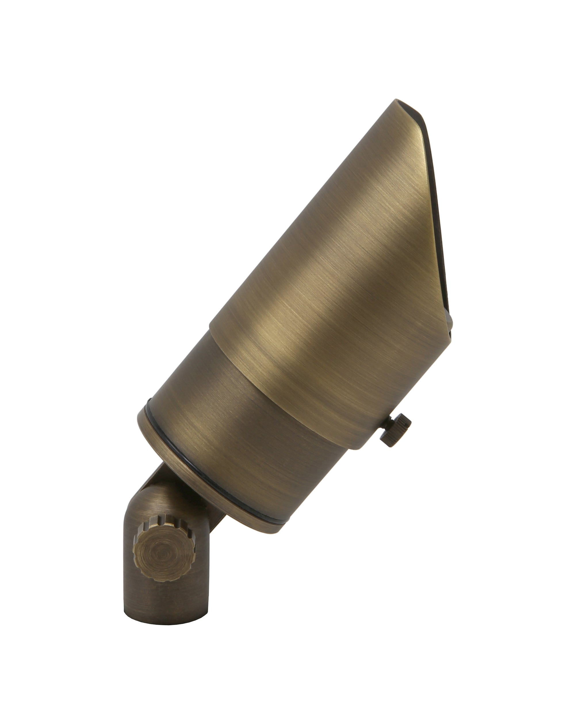 Adjustable Focus Spotlight for Low Voltage Landscape Lighting [Brass]