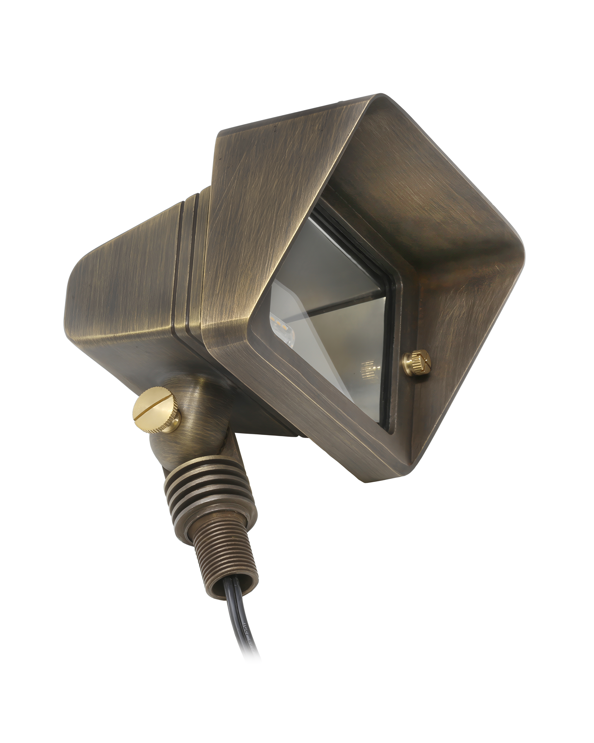 Splendid Flood Light & Wall Wash for Low Voltage Landscape Lighting [Brass]