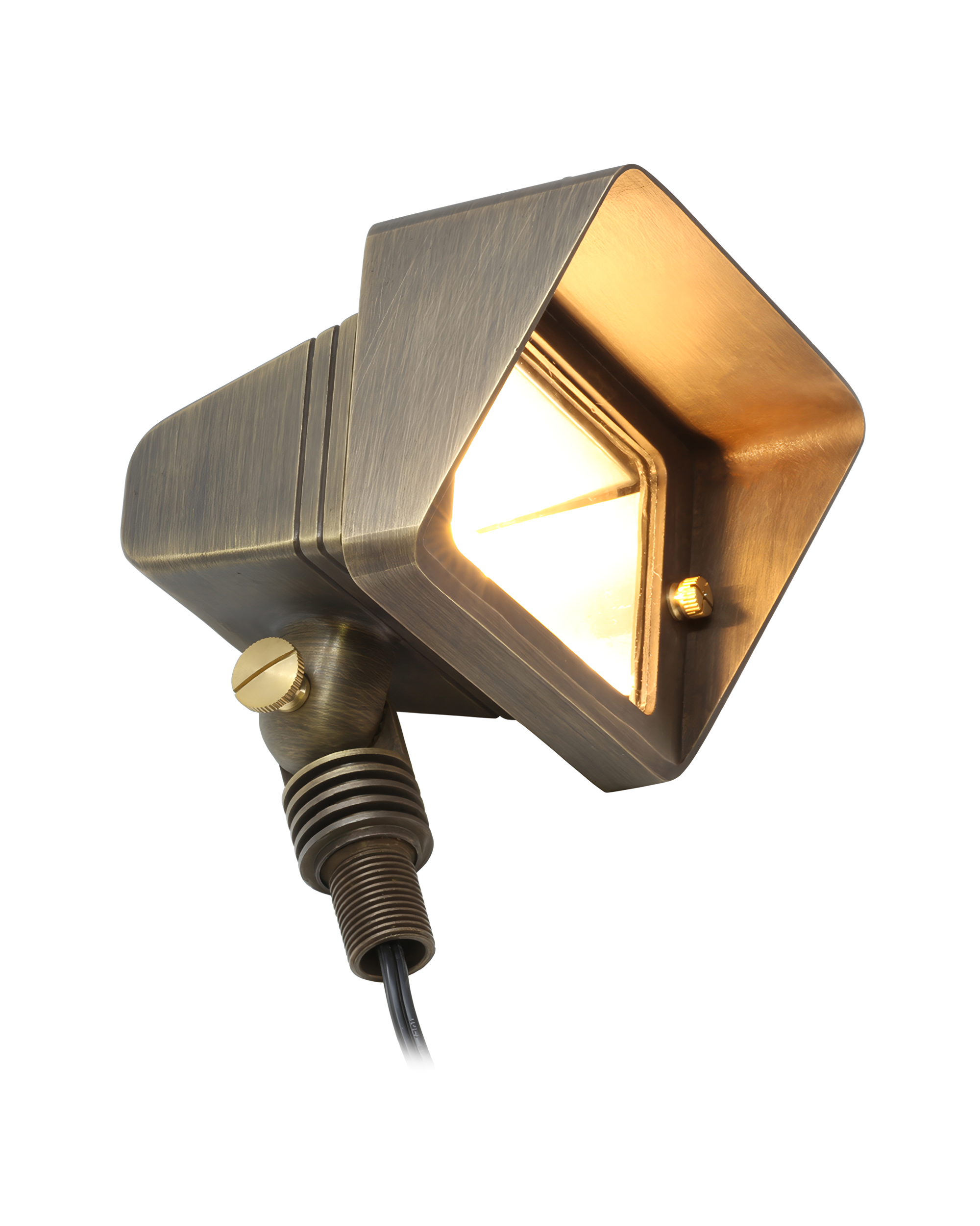 Splendid Flood Light & Wall Wash for Low Voltage Landscape Lighting [Brass]