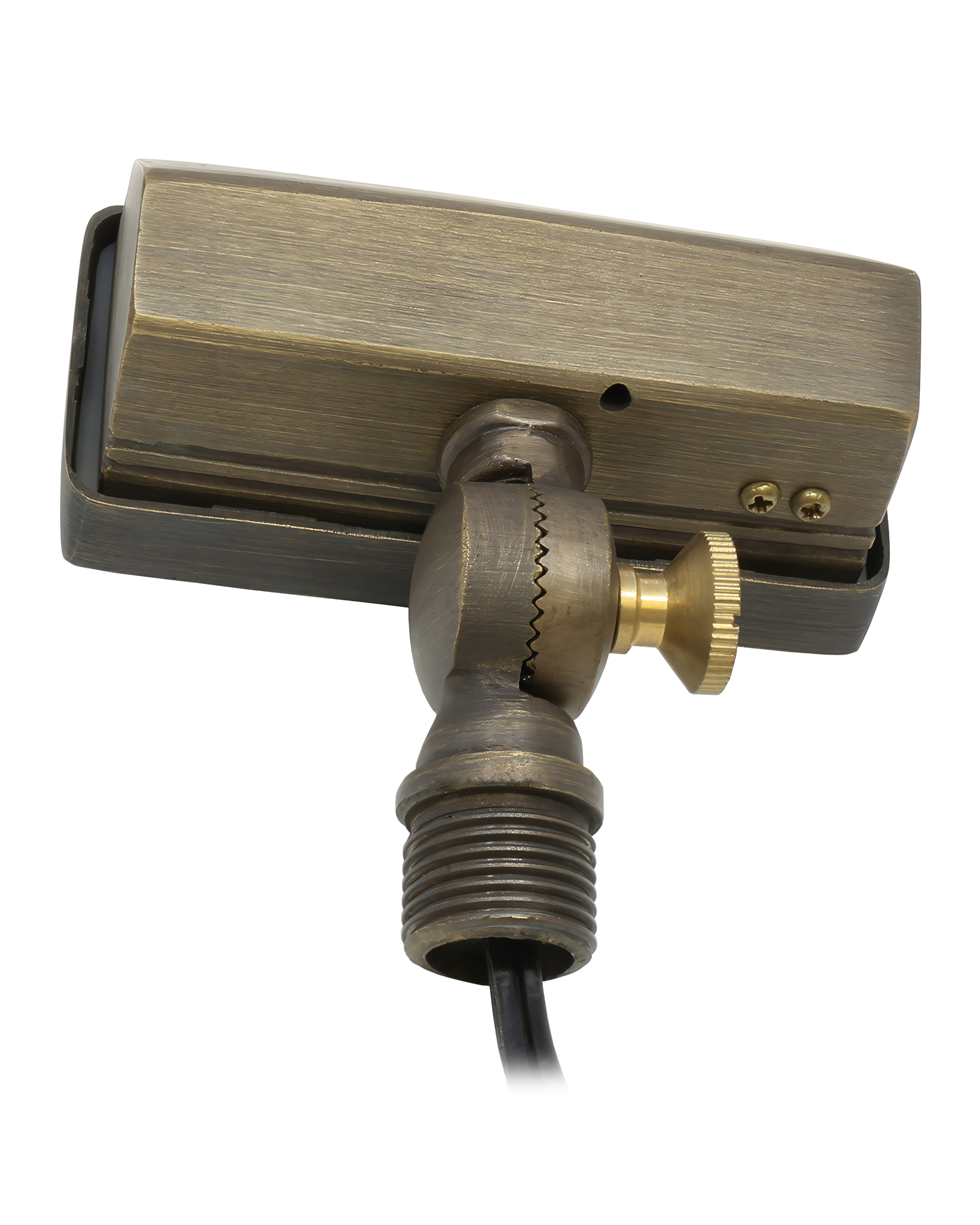 Super Efficiency Flood Light & Wall Wash for Low Voltage Landscape Lighting [Brass]