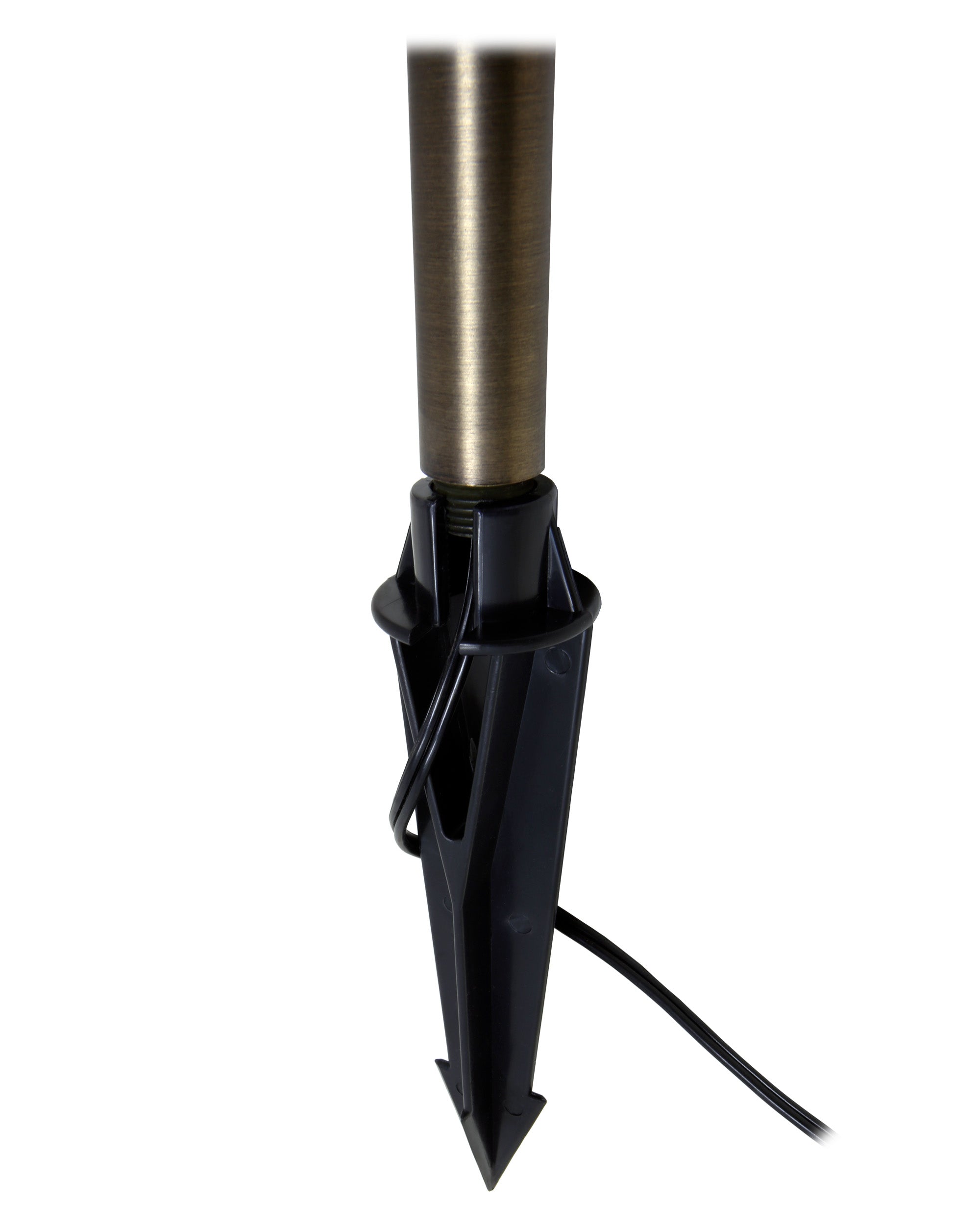 9-Inch ABS Ground Stake with Side Wire Way, 1/2-14 NPSM Thread (6 Pack) | Lightkiwi