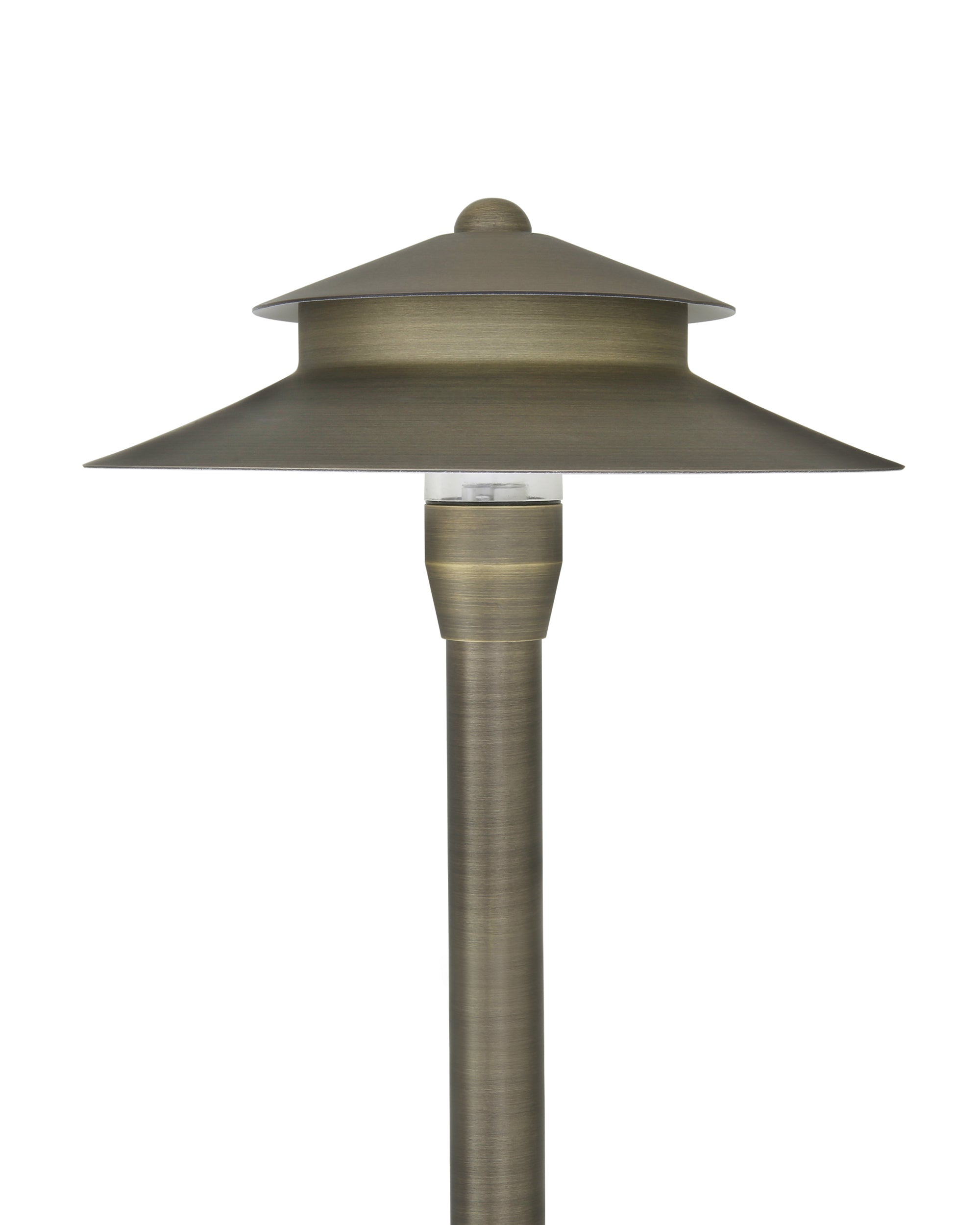 Path & Area Light for Low Voltage Landscape Lighting [Brass]