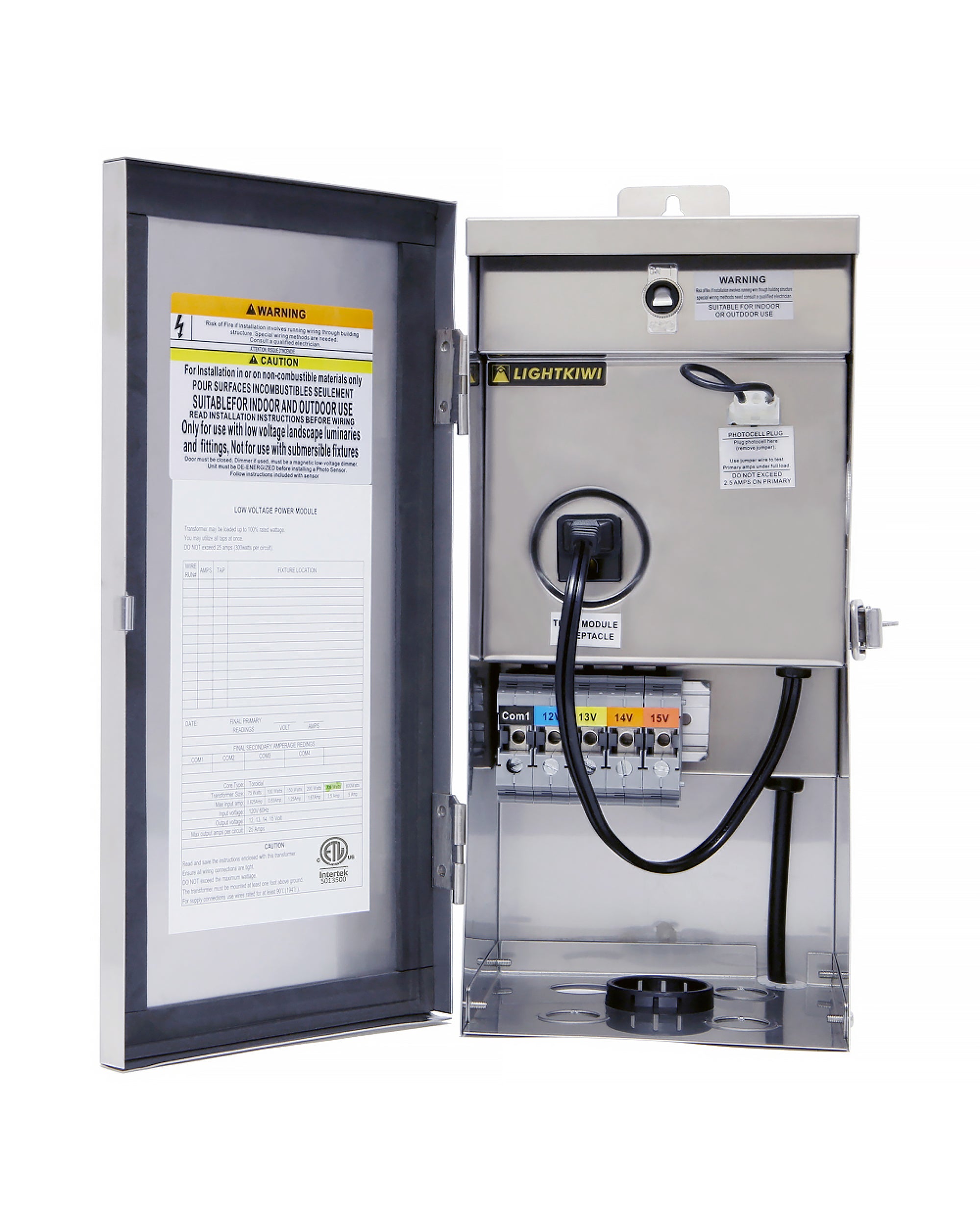 Transformer 300 Watt Track Light Total Light® 300 Watt Stainless