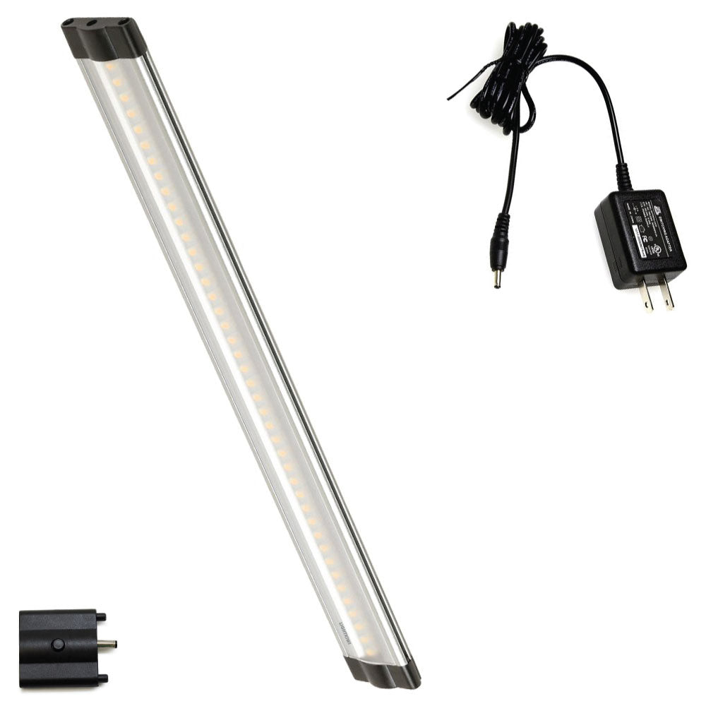 12 Inch Warm White Modular LED Under Cabinet Lighting - Basic Kit (1 Panel)
