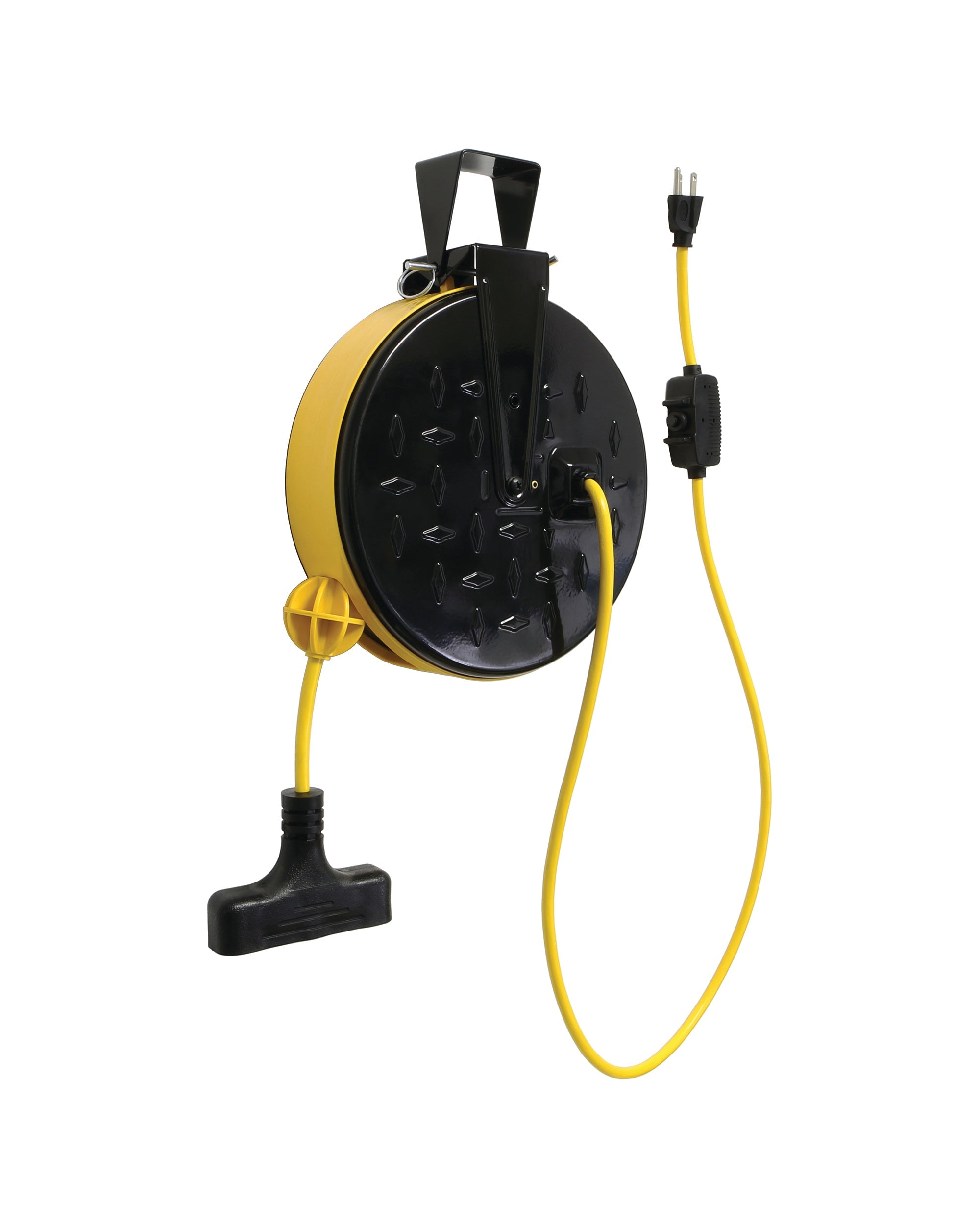retractable extension cord reel - 0