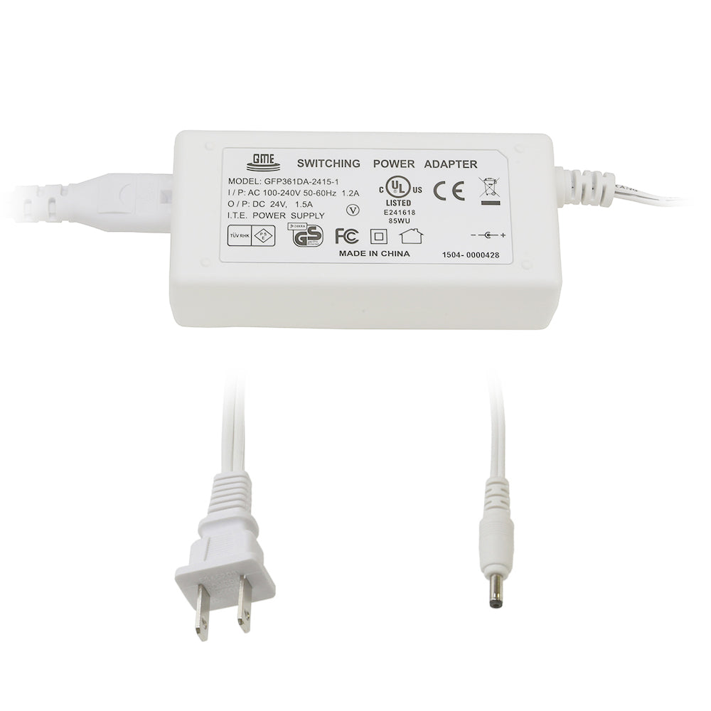 36 Watt Power Supply for Modular LED Under Cabinet Lighting (White)