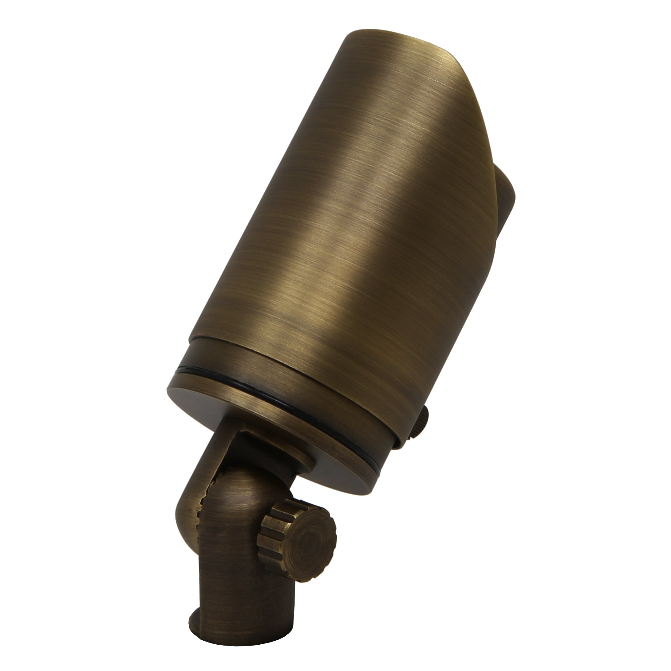 Adjustable Focus Spotlight for Low Voltage Landscape Lighting [Brass]