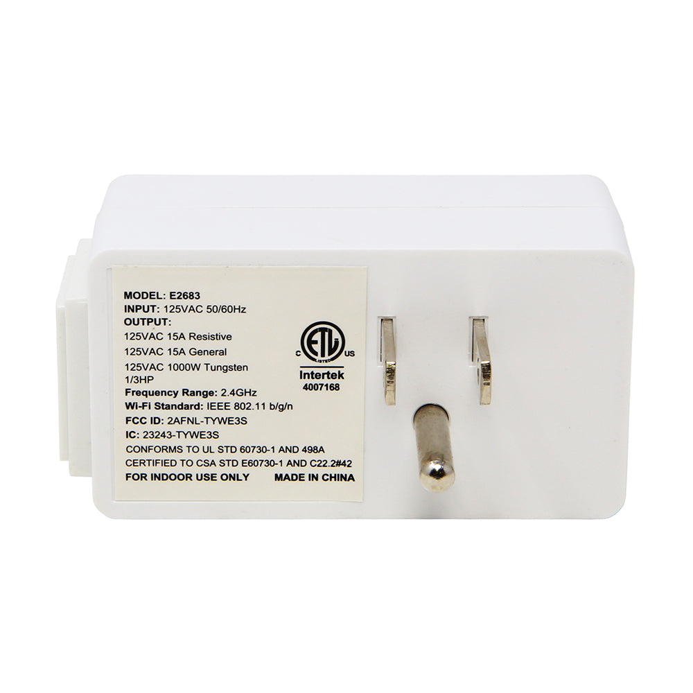 WiFi Smart Plug for Low Voltage Landscape Lighting Transformer