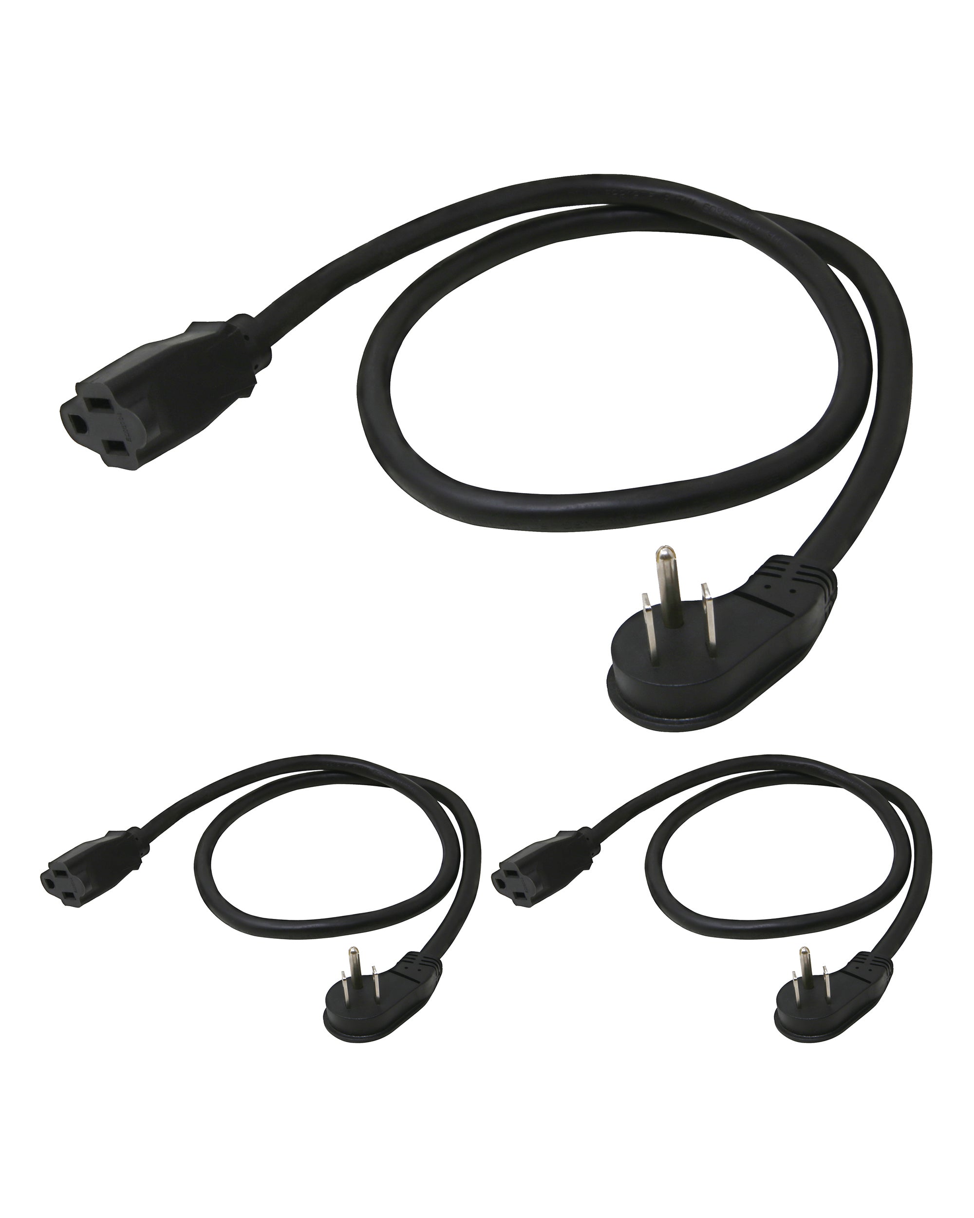 16awg flat power extension cord 3ft - 0