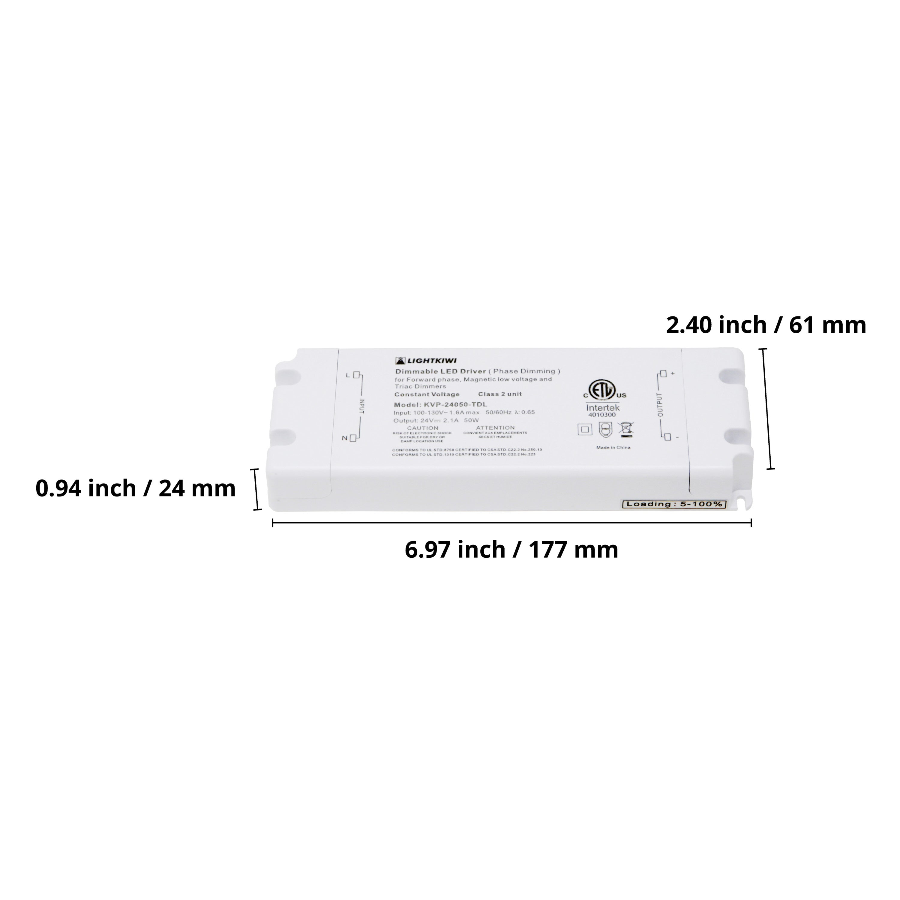 Dunn 12 Inch Cool White Modular LED Under Cabinet Lighting - Hardwire Kit (6 Panel)
