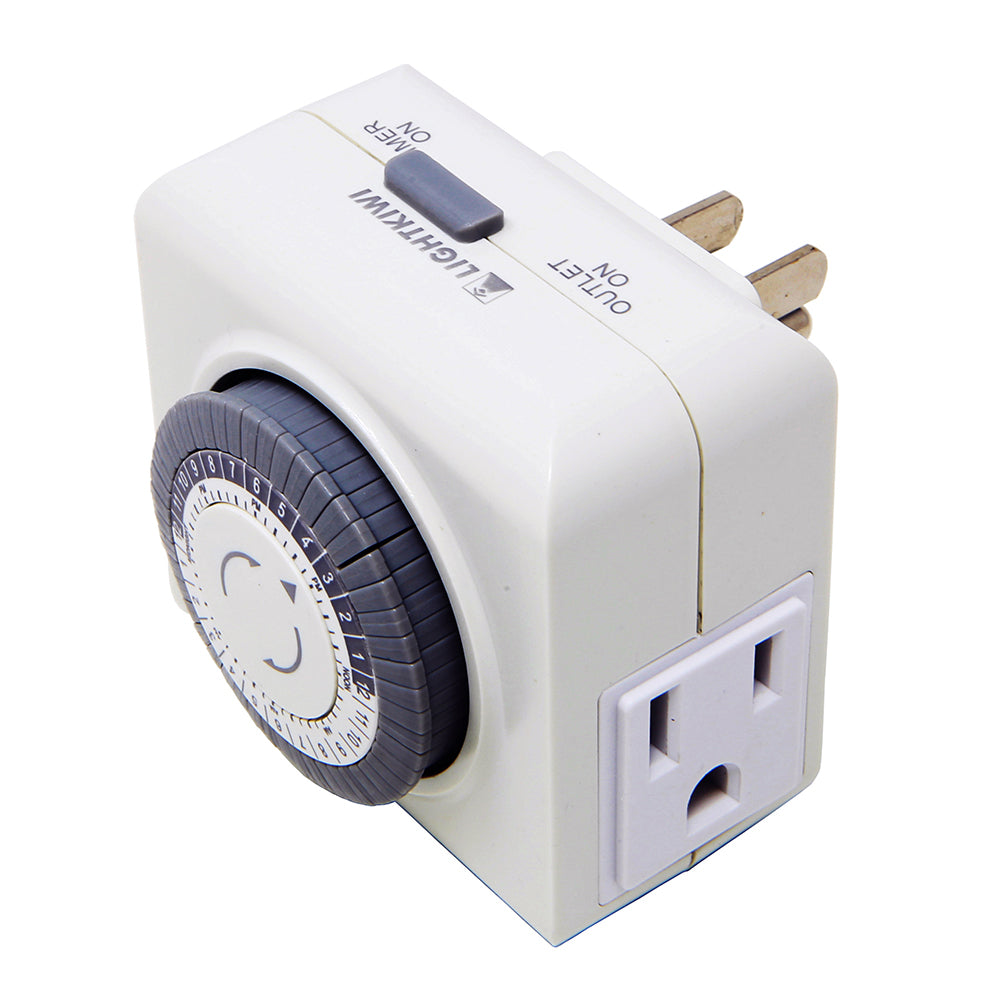 Mechanical Timer for Low Voltage Landscape Lighting Transformer