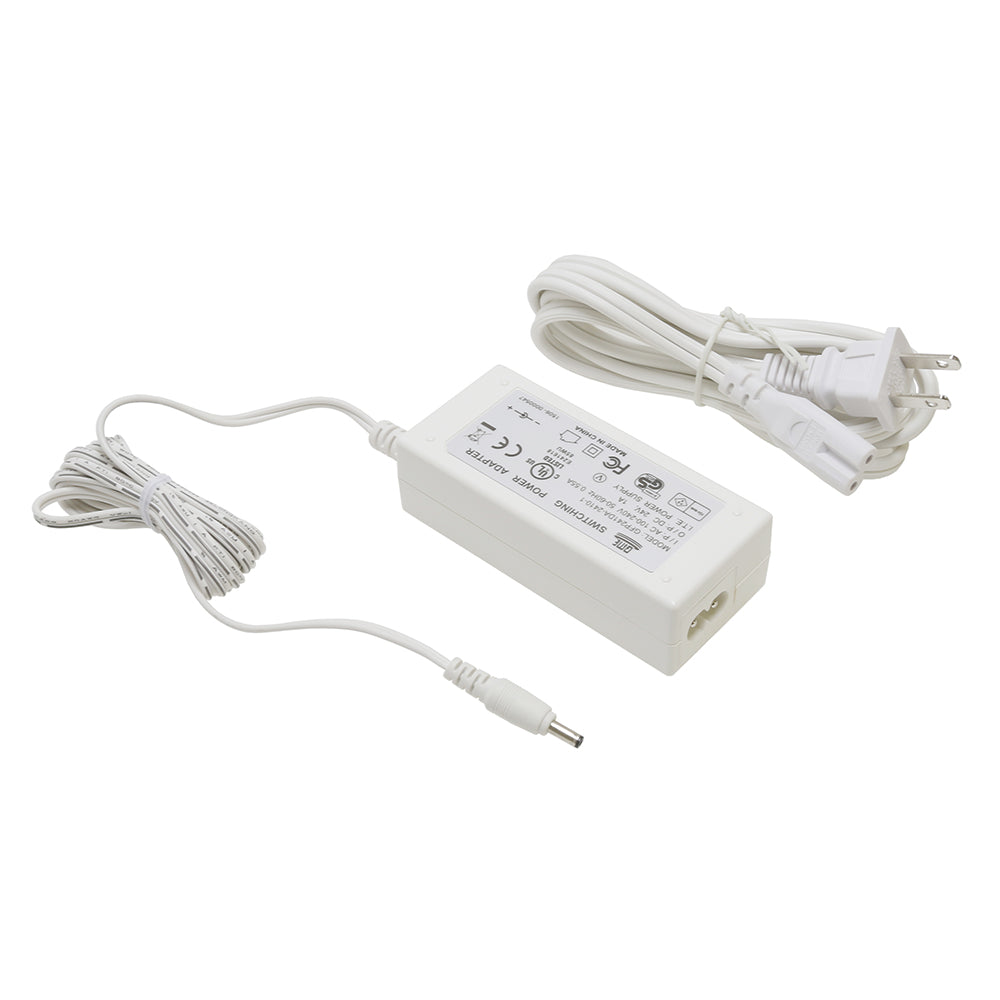 24 Watt Power Supply for Modular LED Under Cabinet Lighting (White)